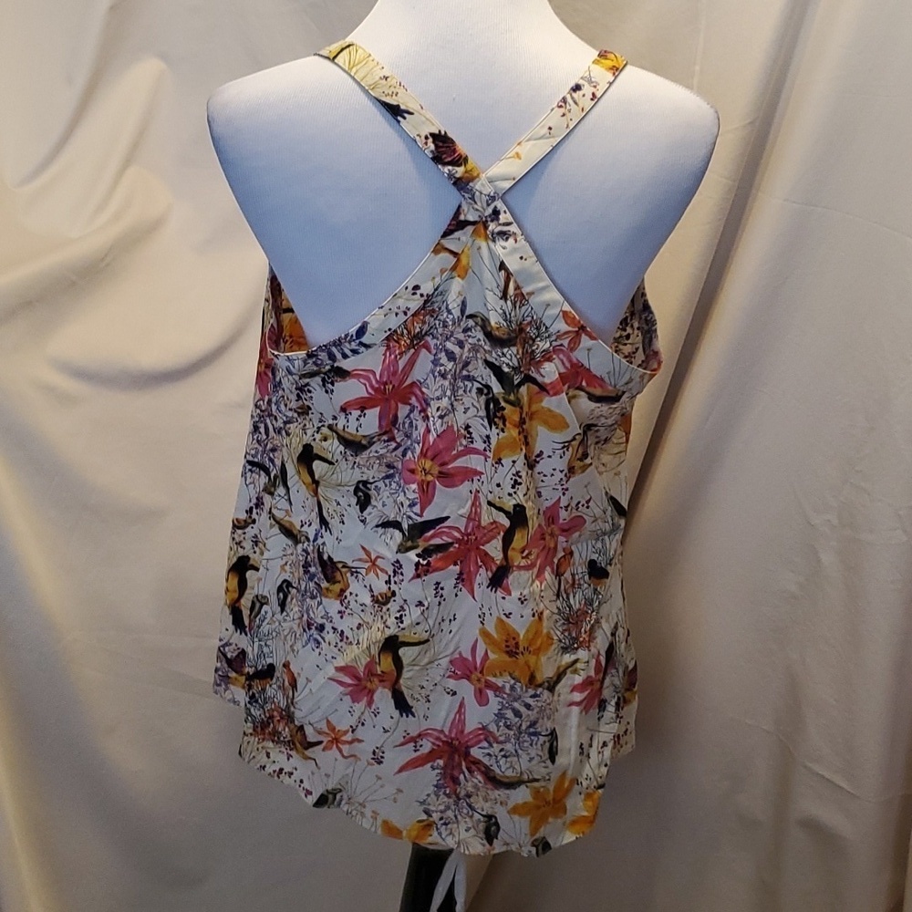 Banana Republic Ruffle Fall Top SZ LG - Picture 4 of 7